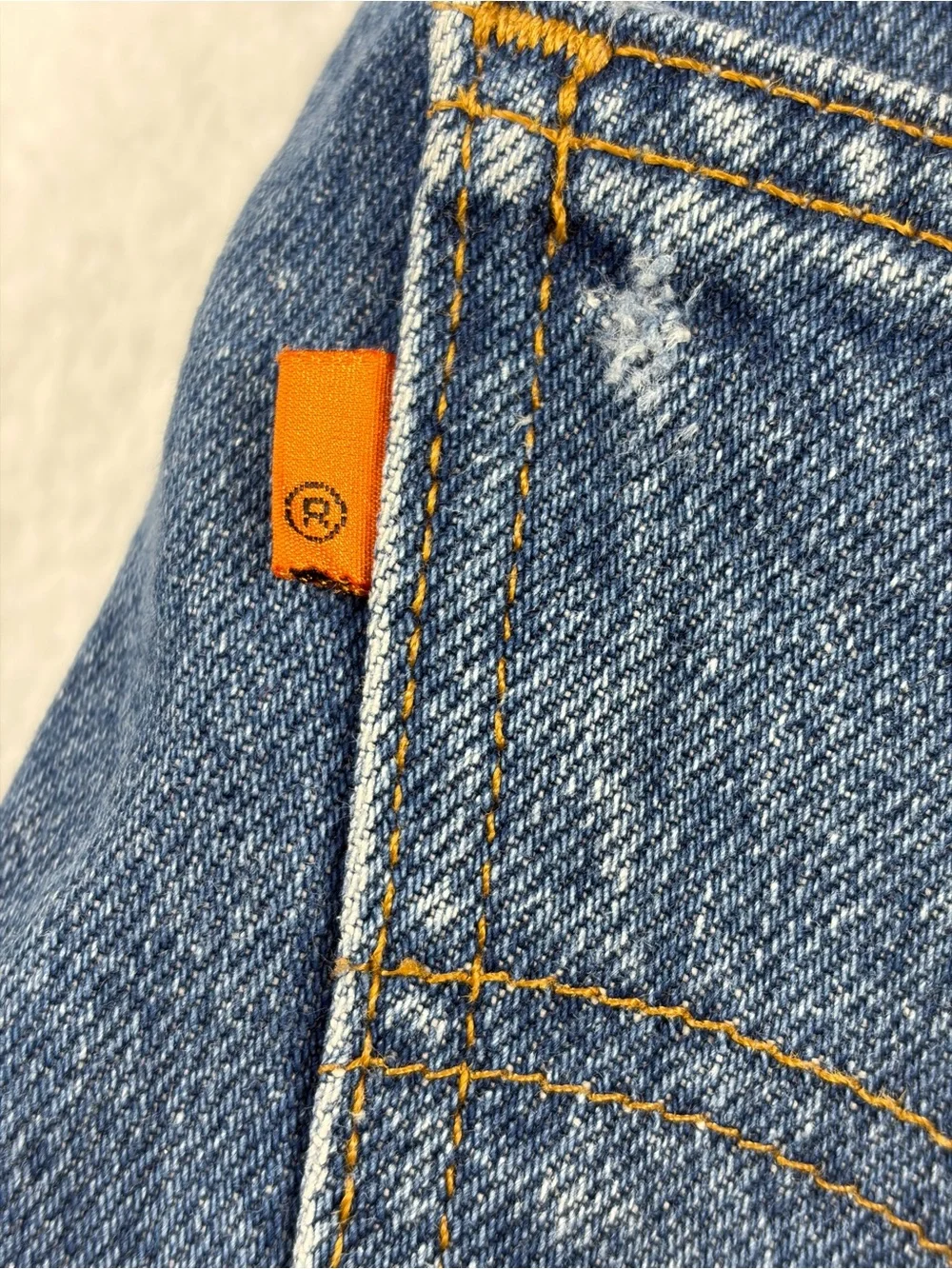 Vintage Levi’s 505‎ Orange Tab Jeans Made in USA 36x32